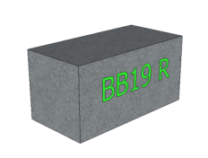 Betonový blok BBN19R 600x300x300 mm